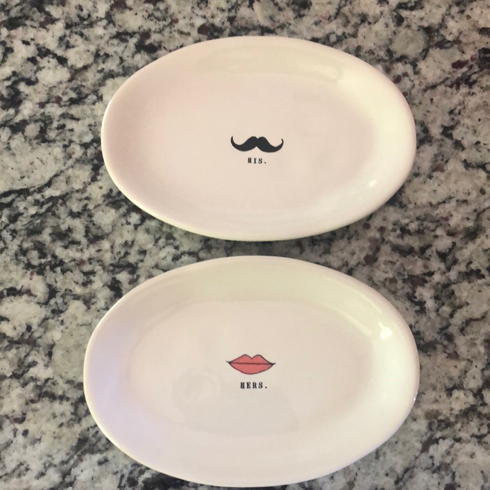 Rae Dunn his & hers plates